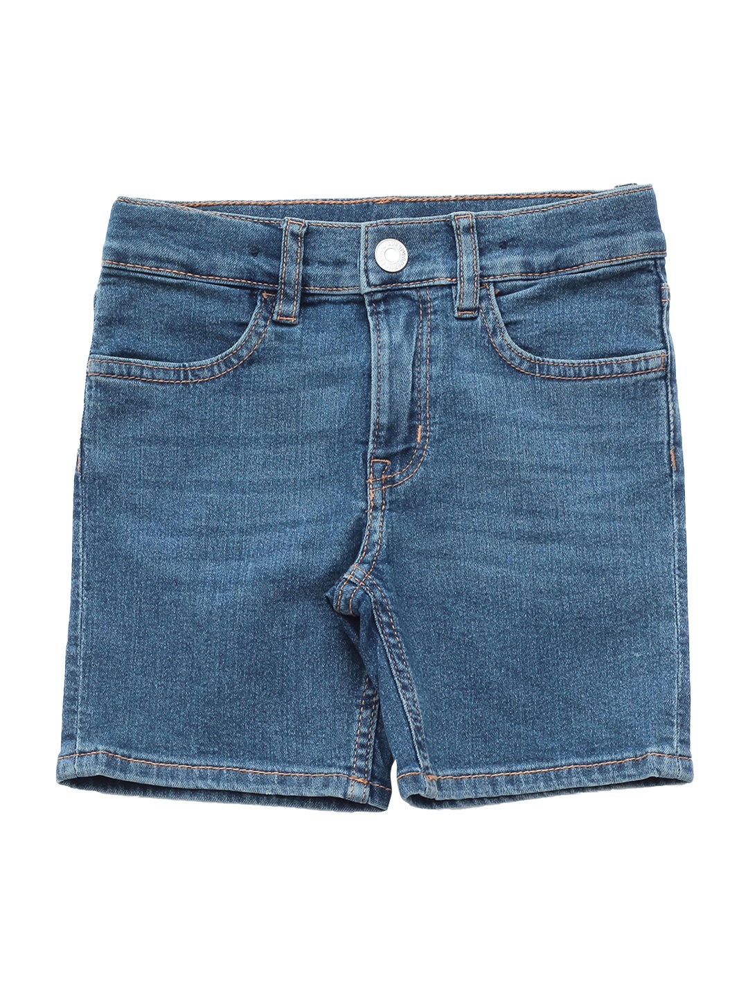 

Lil Lollipop Unisex Kids Blue Cotton Denim Shorts