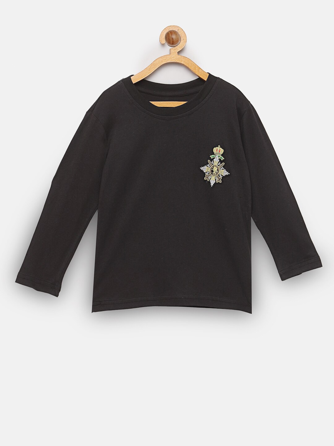 

NYNSH- PlusS Kids Boys Black T-shirt