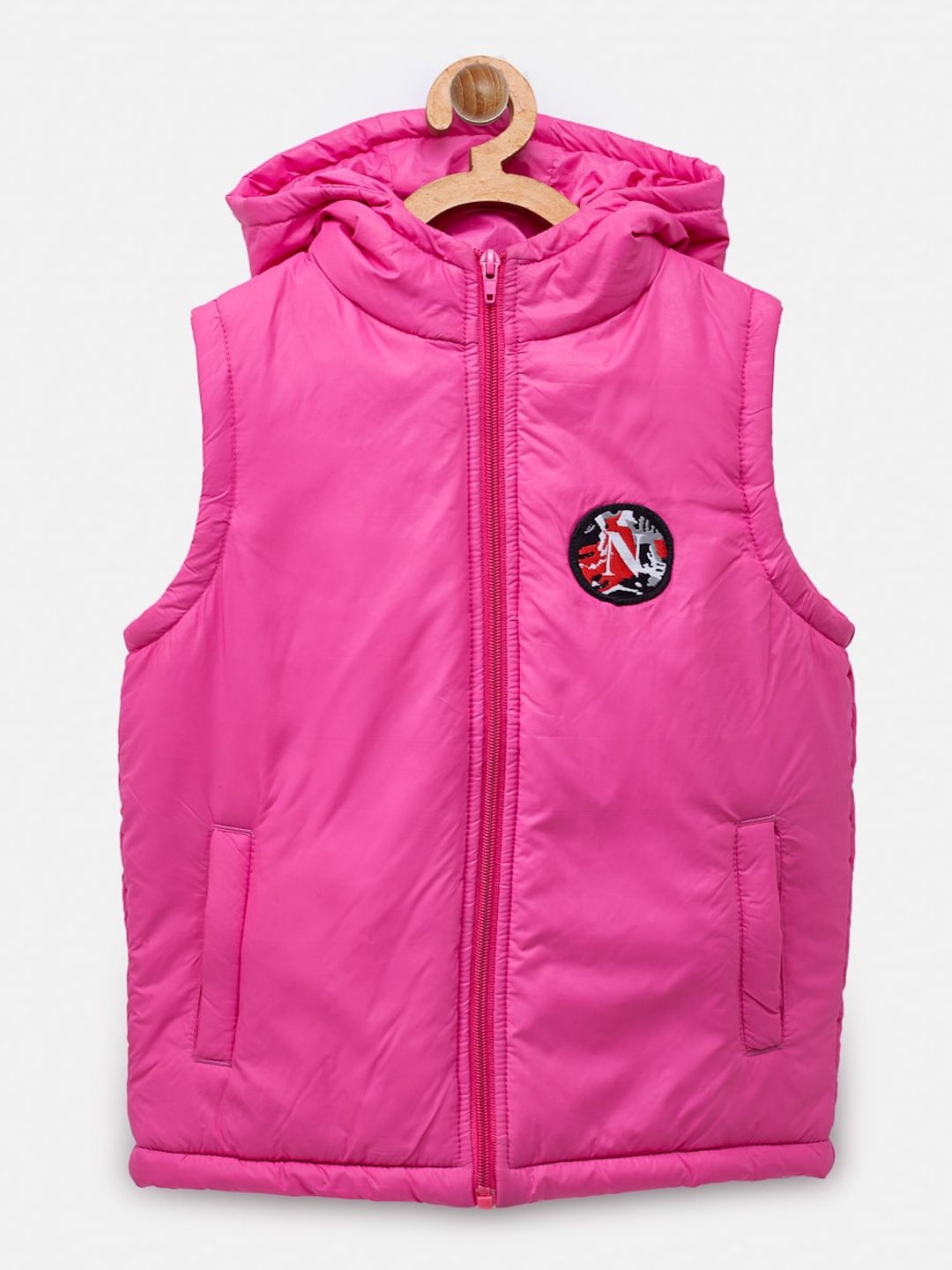 

NYNSH- PlusS Kids Boys Fuchsia Floral Quilted Jacket
