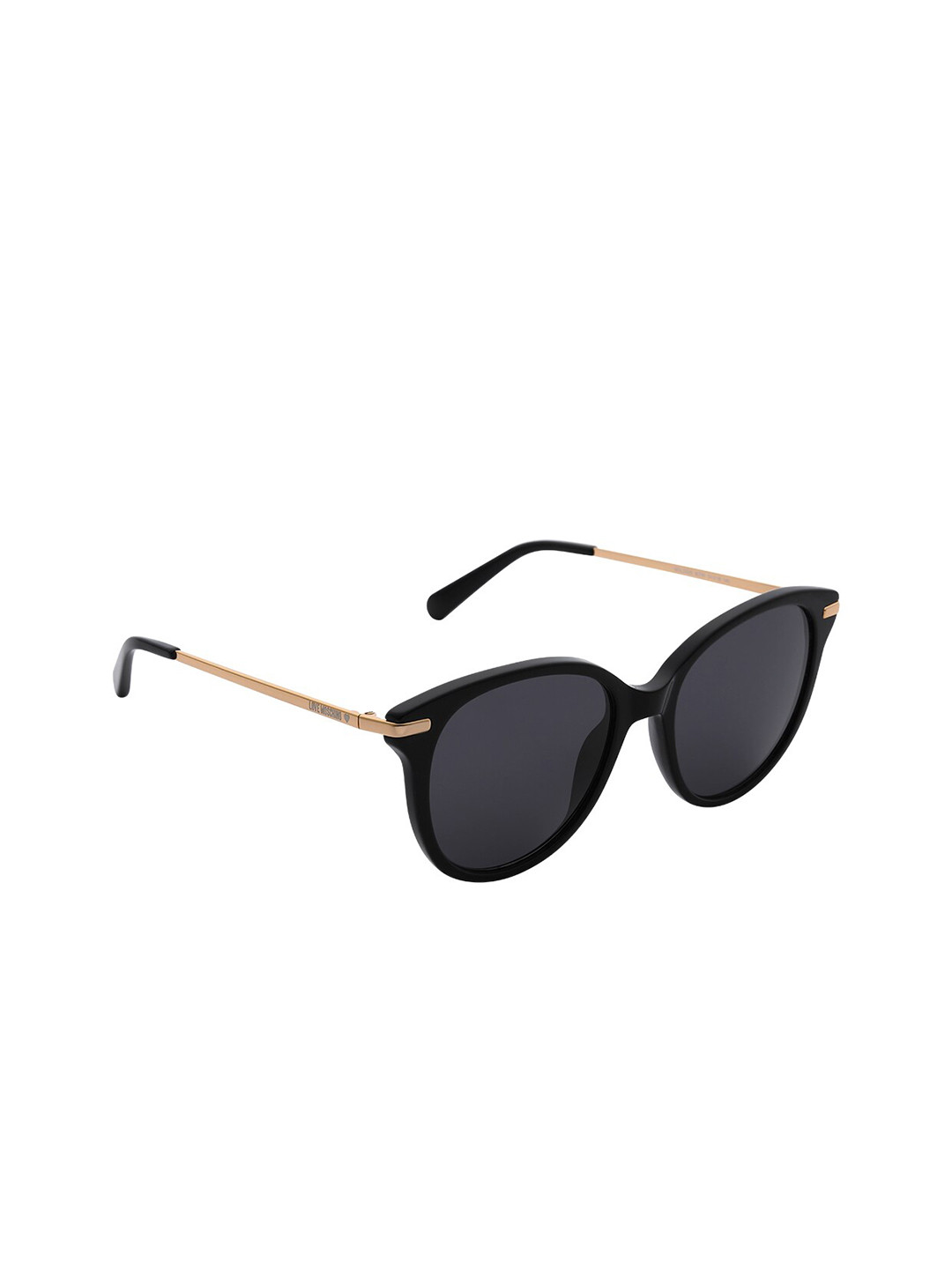 

LOVE MOSCHINO Women Black & Gold-Toned Square Sunglasses with UV Protected Lens MOL030