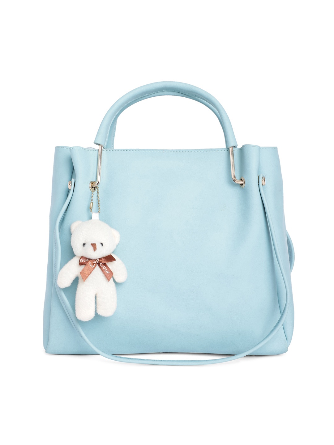 

Fostelo Turquoise Blue Structured Handheld Bag