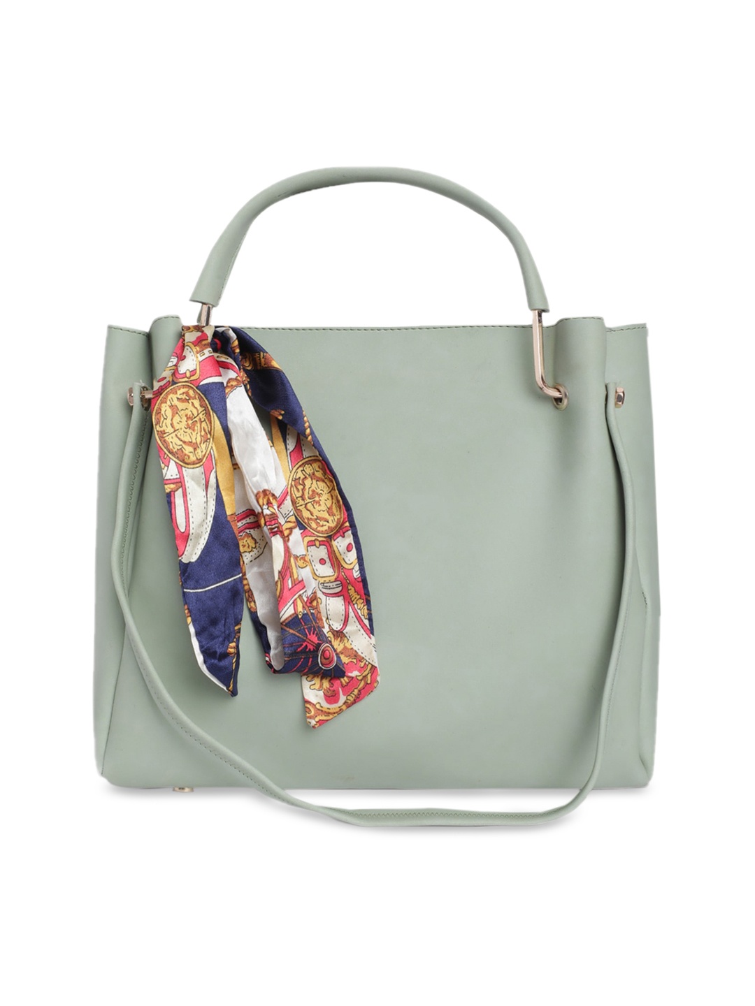 

Fostelo Sea Green PU Shopper Handheld Bag