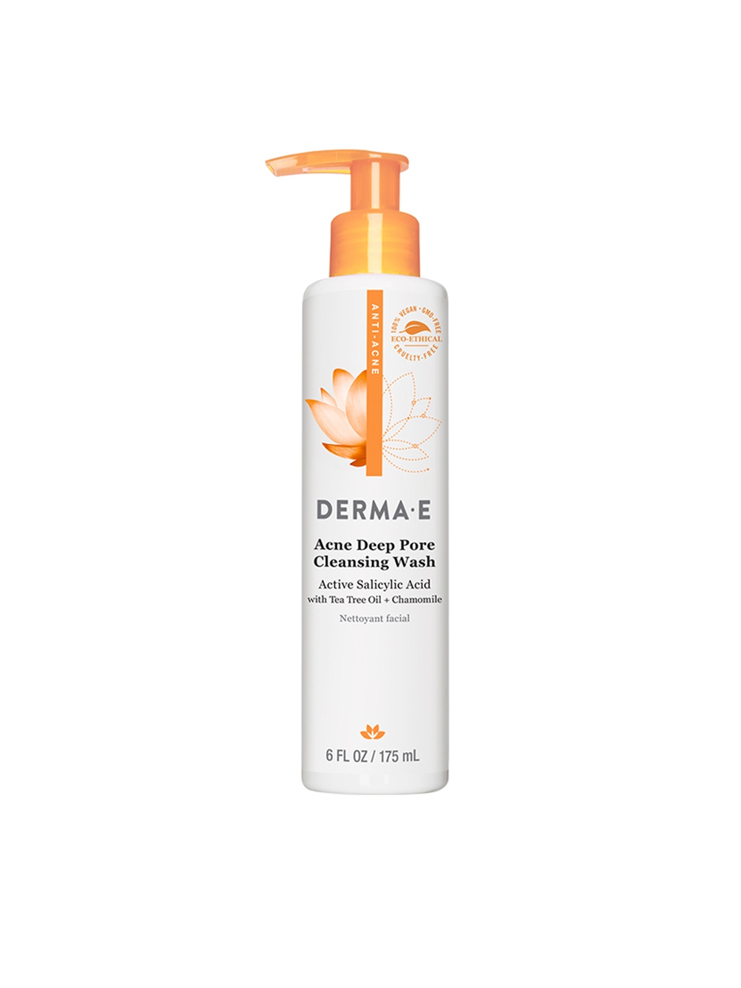 

DERMA E Acne Deep Pore Cleansing Wash with Salicylic Acid - 175 ml, White