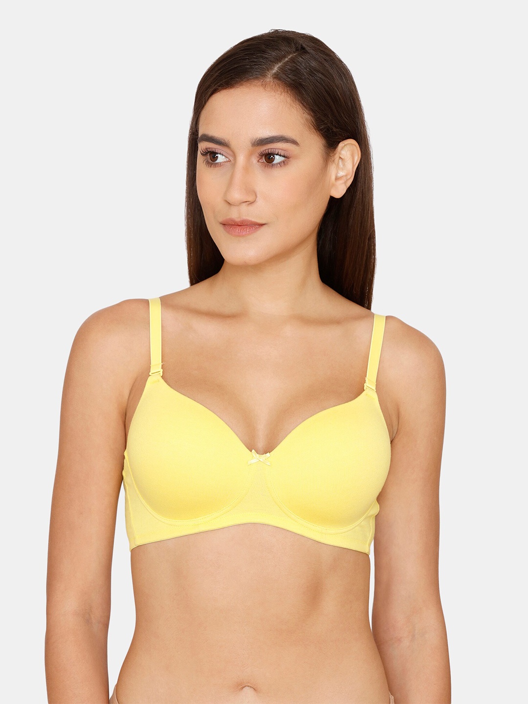 

Rosaline by Zivame Yellow Lightly Padded Bra