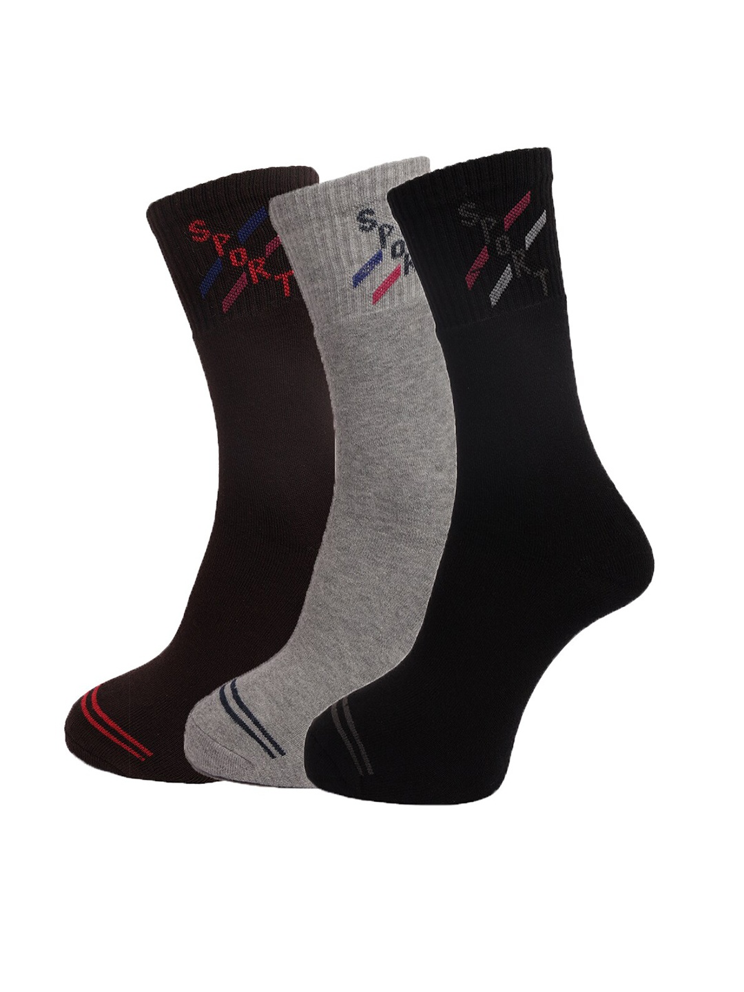 

Dollar Socks Men Pack Of 3 Assorted Full Length Socks