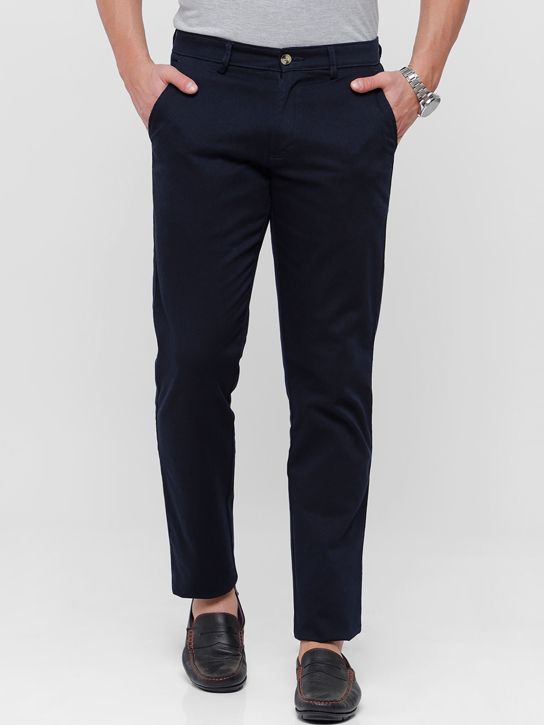 

Classic Polo Men Navy Blue Chinos