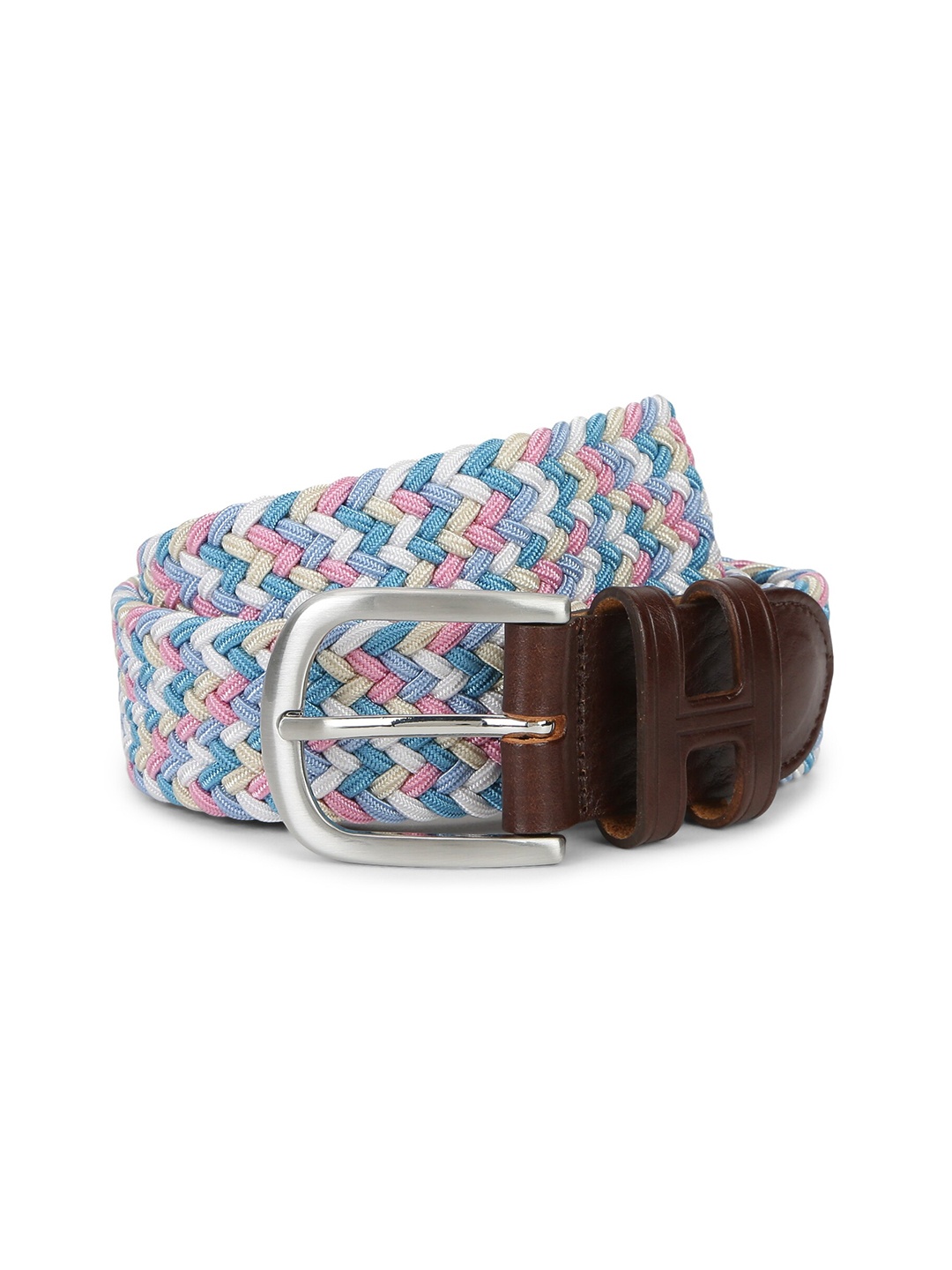 

HACKETT LONDON Men Blue & White Braided Belt