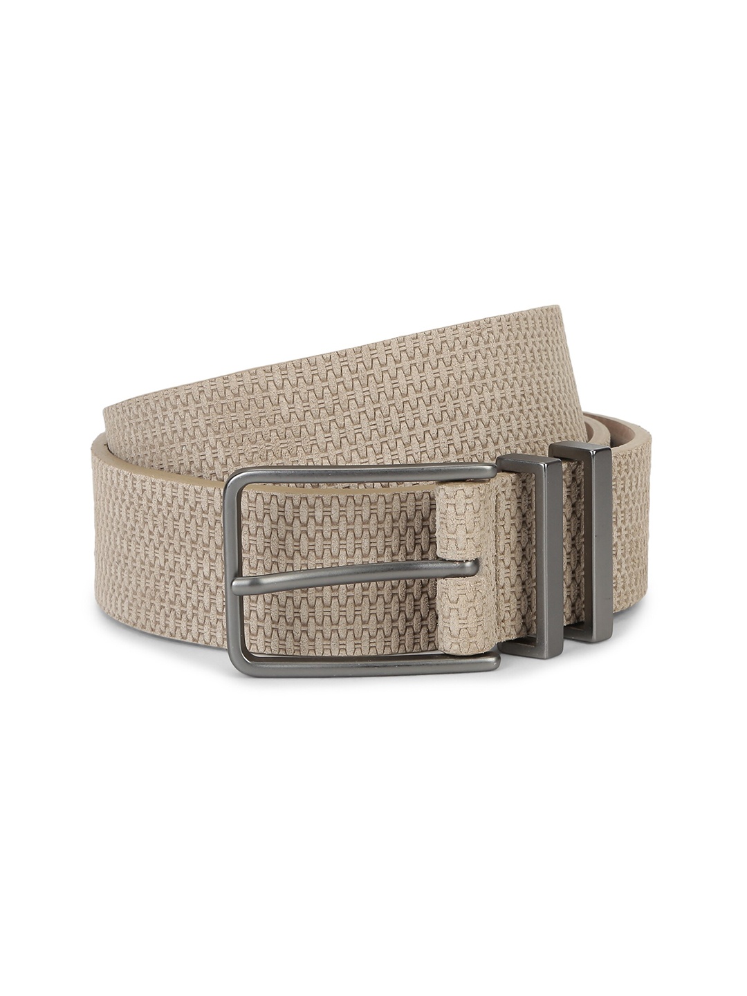 

HACKETT LONDON Men Pink Pique Print Belt