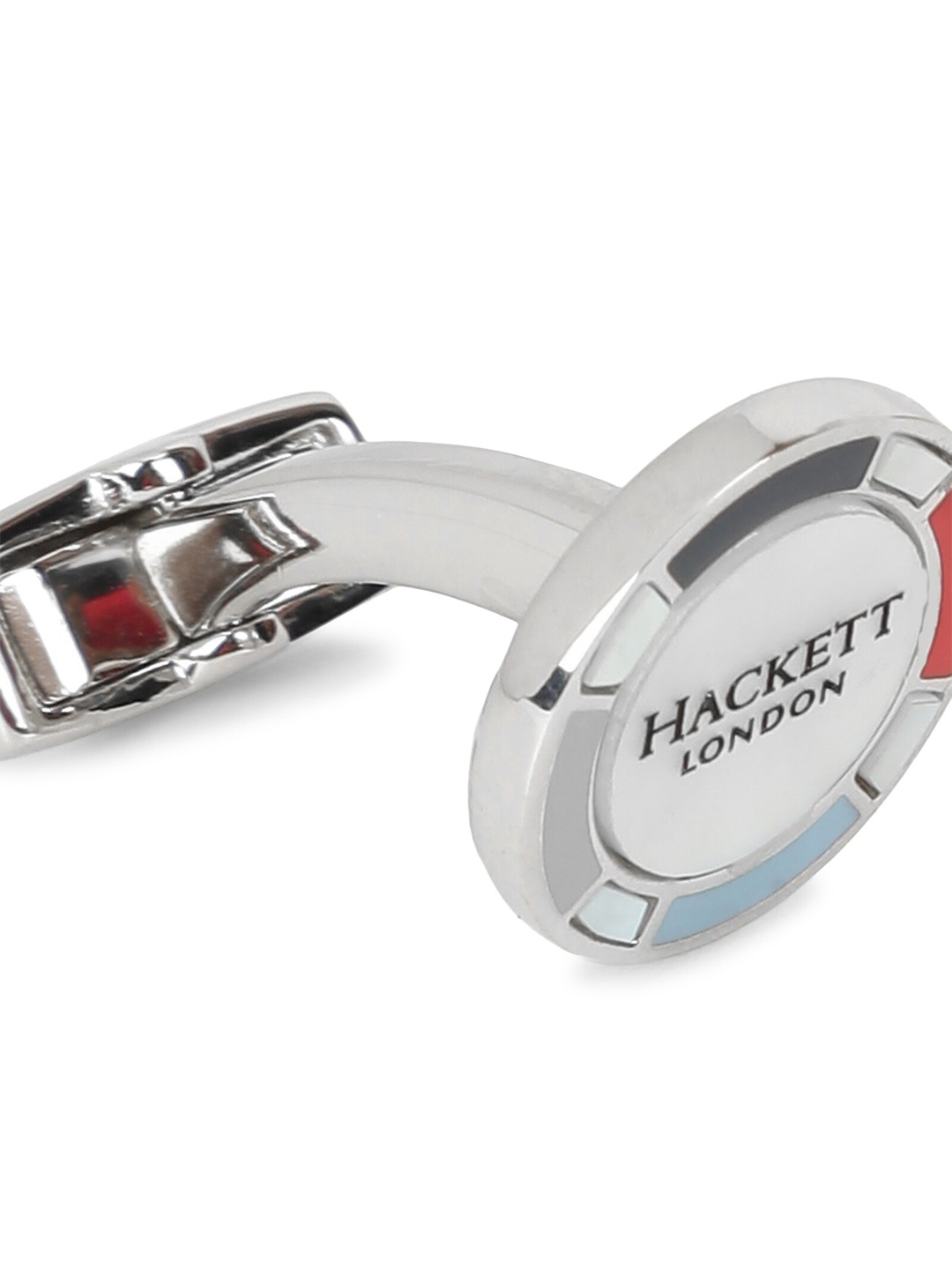 

HACKETT LONDON Men Navy Blue Round Cufflinks