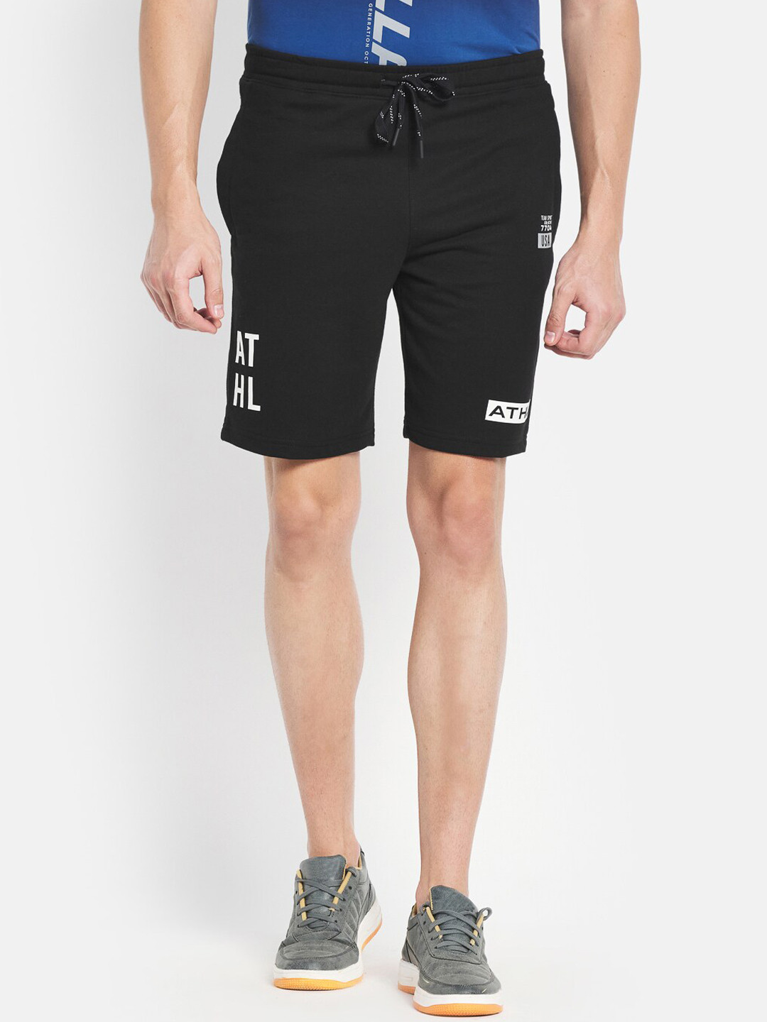 

Octave Men Black Sports Shorts