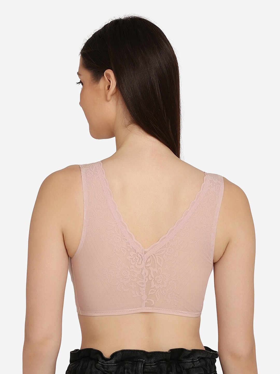 

Da Intimo Women Peach Lacey Bra