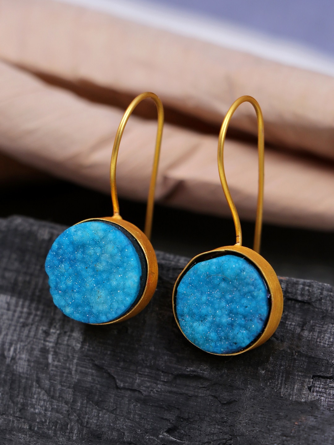 

Crunchy Fashion Blue Contemporary Drop Earrings