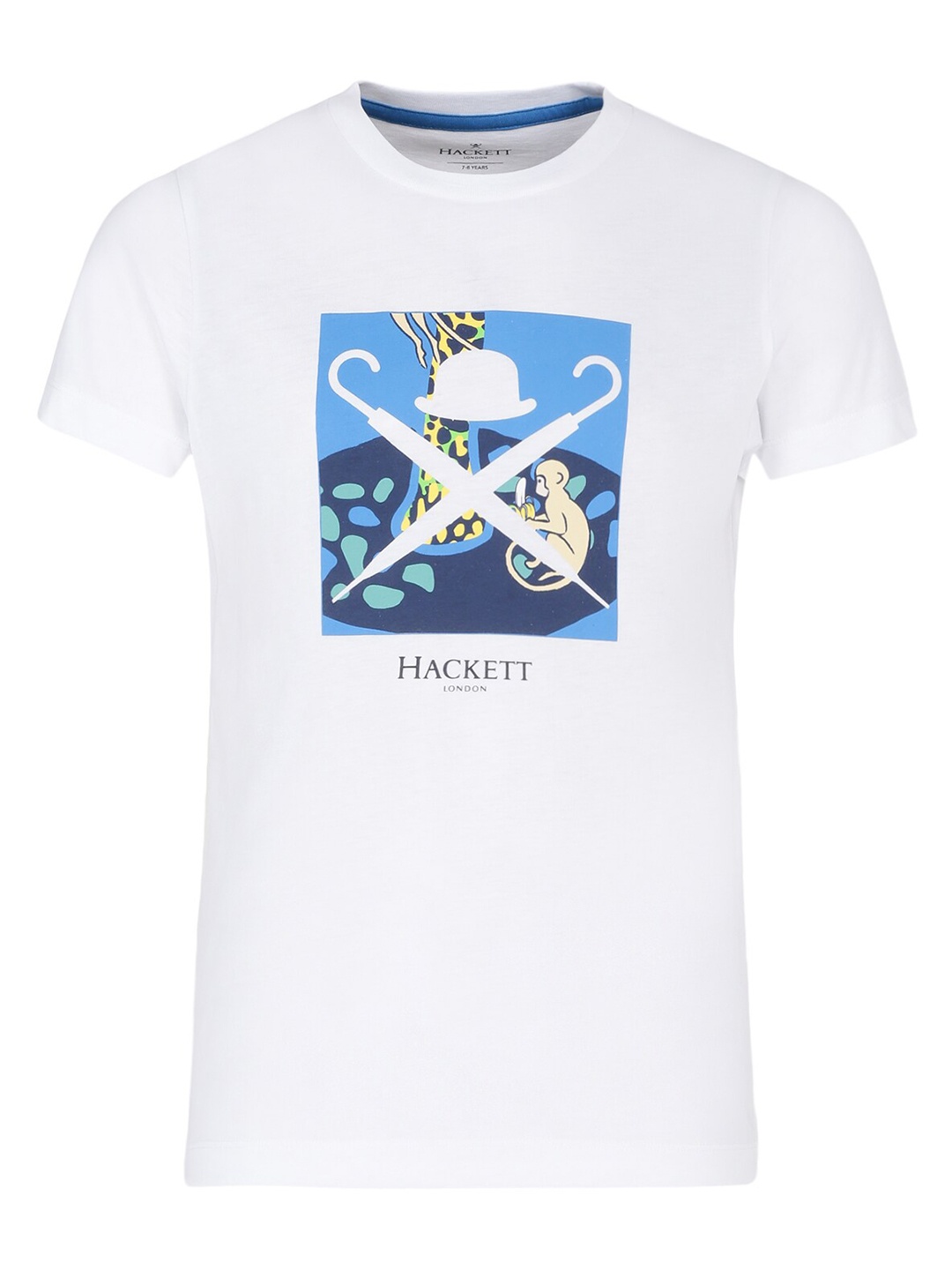 

HACKETT LONDON Boys White Printed T-shirt