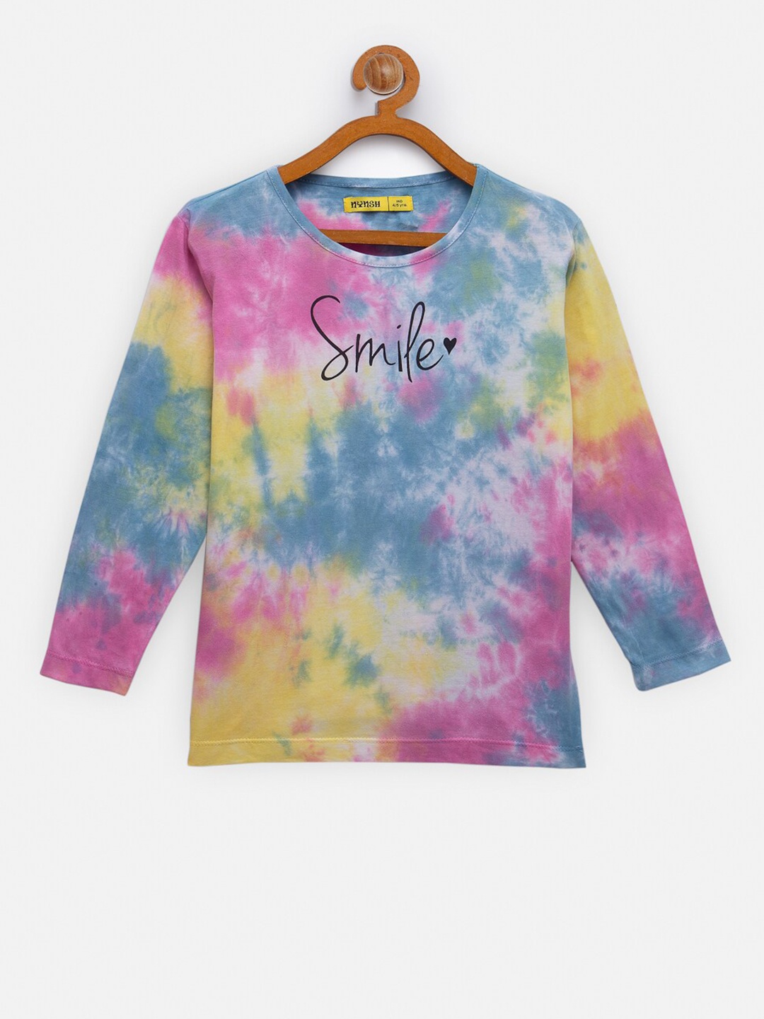 

NYNSH- PlusS Kids Girls Yellow Dyed T-shirt