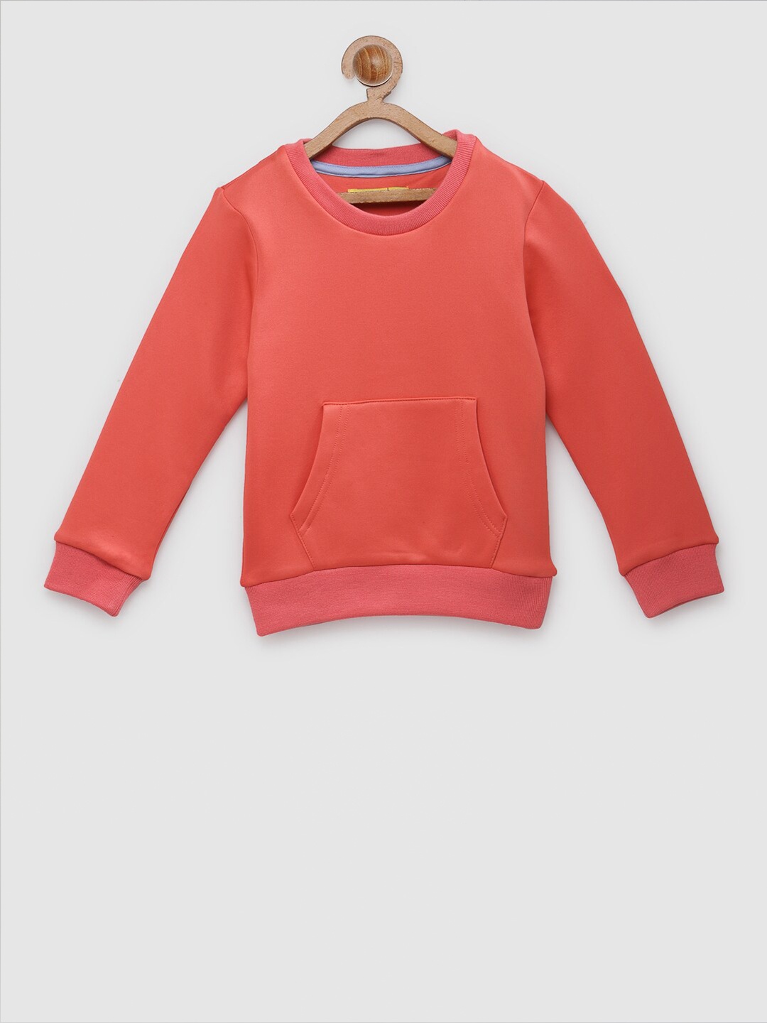 

NYNSH- PlusS Kids Girls Coral Cotton Sweatshirt