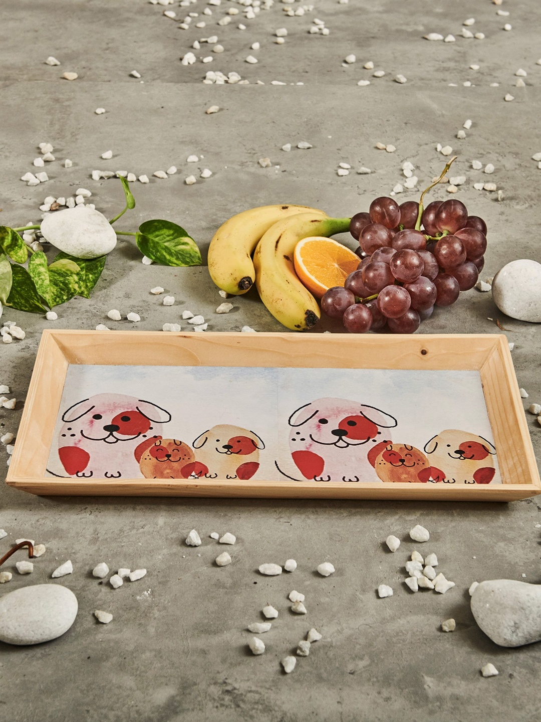 

A Tiny Mistake Rose Gold Handcrafted Wooden Rectangular Serving Tray