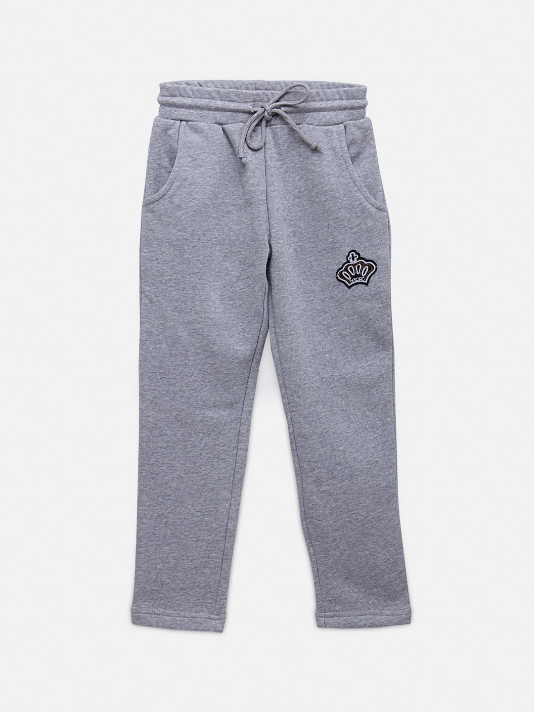 

NYNSH- PlusS Boys Girls Grey Cotton Track Pants