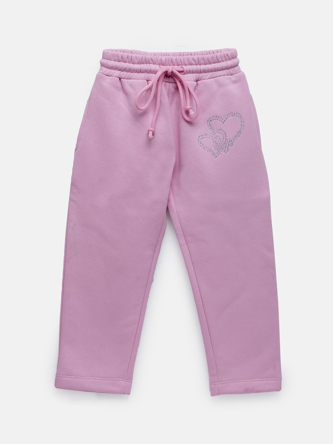 

NYNSH- PlusS Kids Girls Pink Solid Track Pants