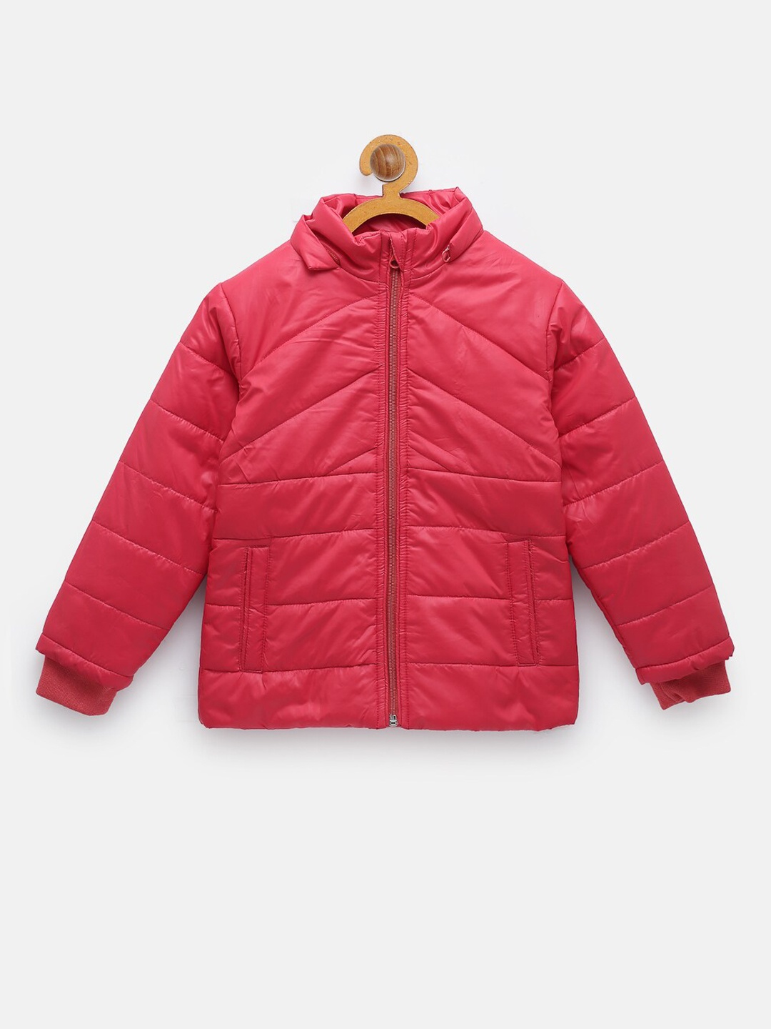 

NYNSH- PlusS Kids Girls Red Puffer Jacket