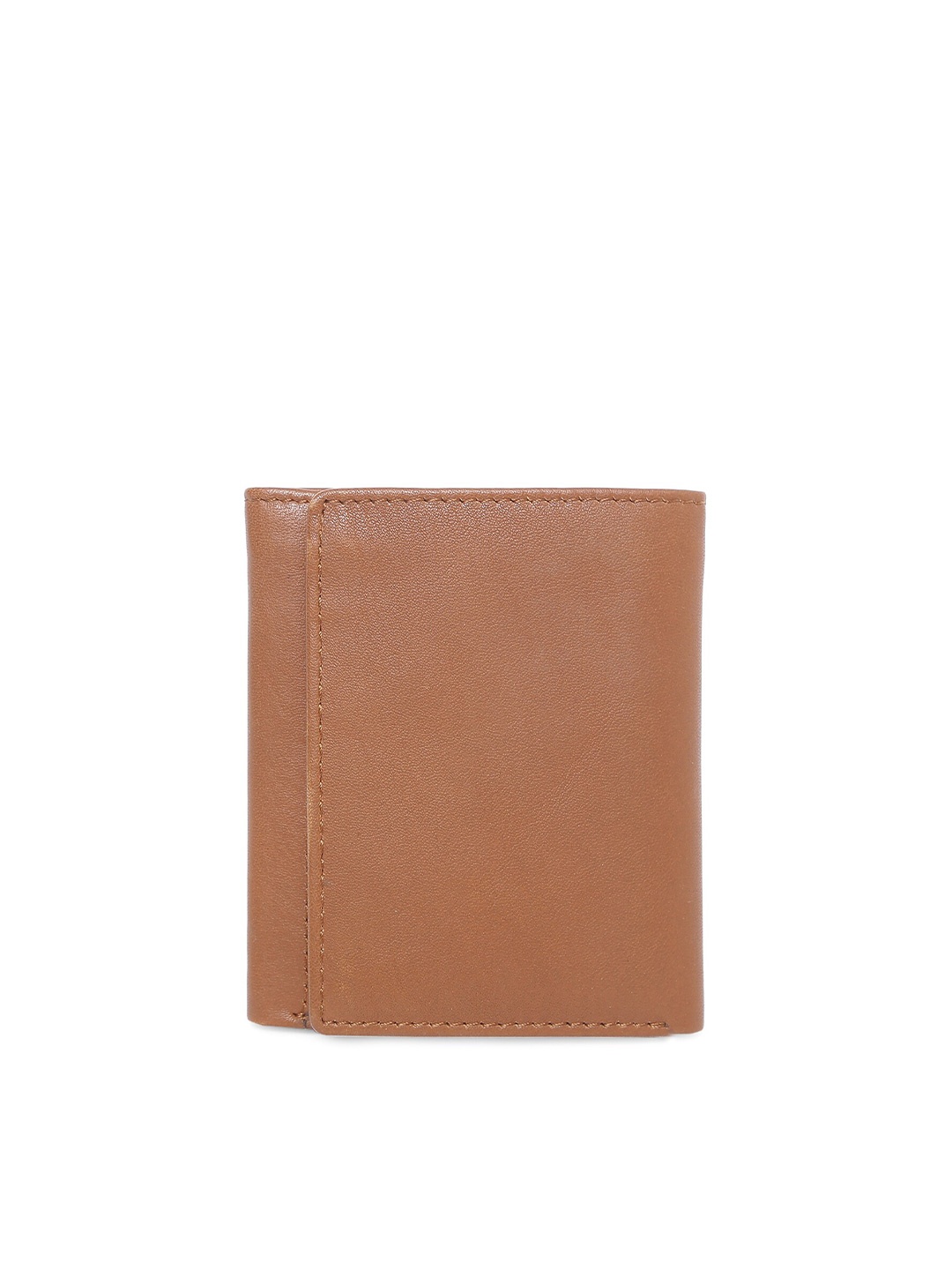 

TOM LANG LONDON Unisex Tan Solid Three Fold Wallet