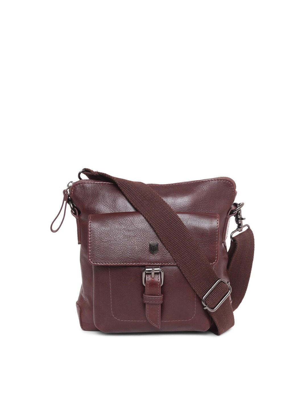 

TOM LANG LONDON Burgundy Messenger Bag