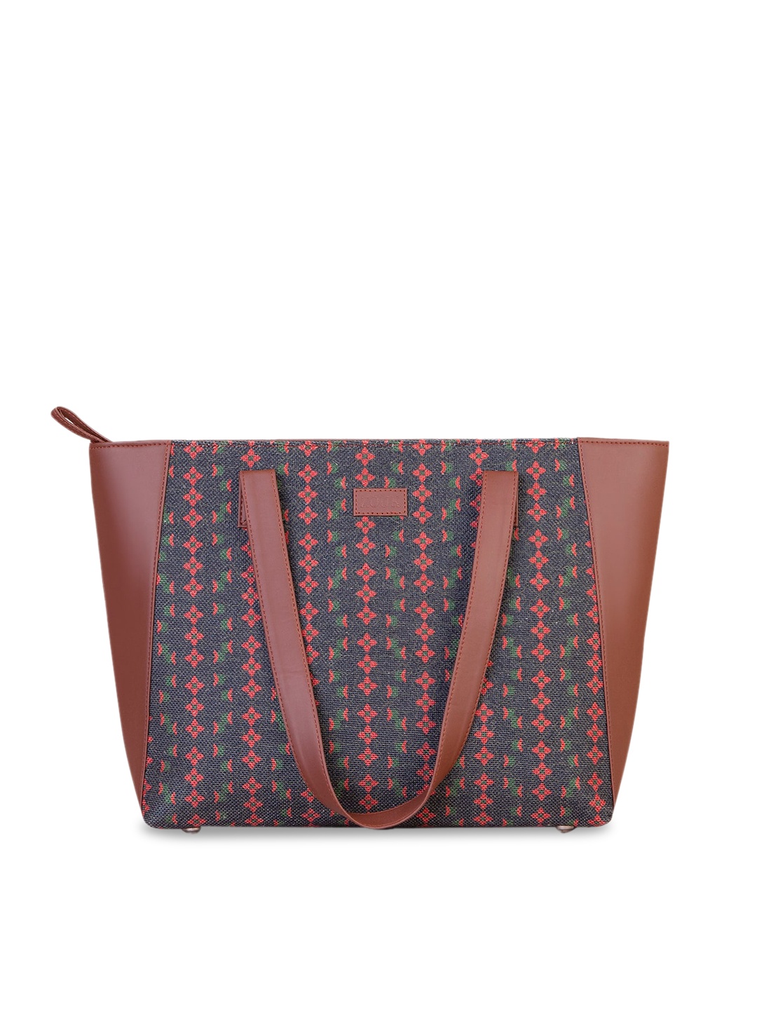 

ZOUK Black Ethnic Motifs Swagger Shoulder Bag