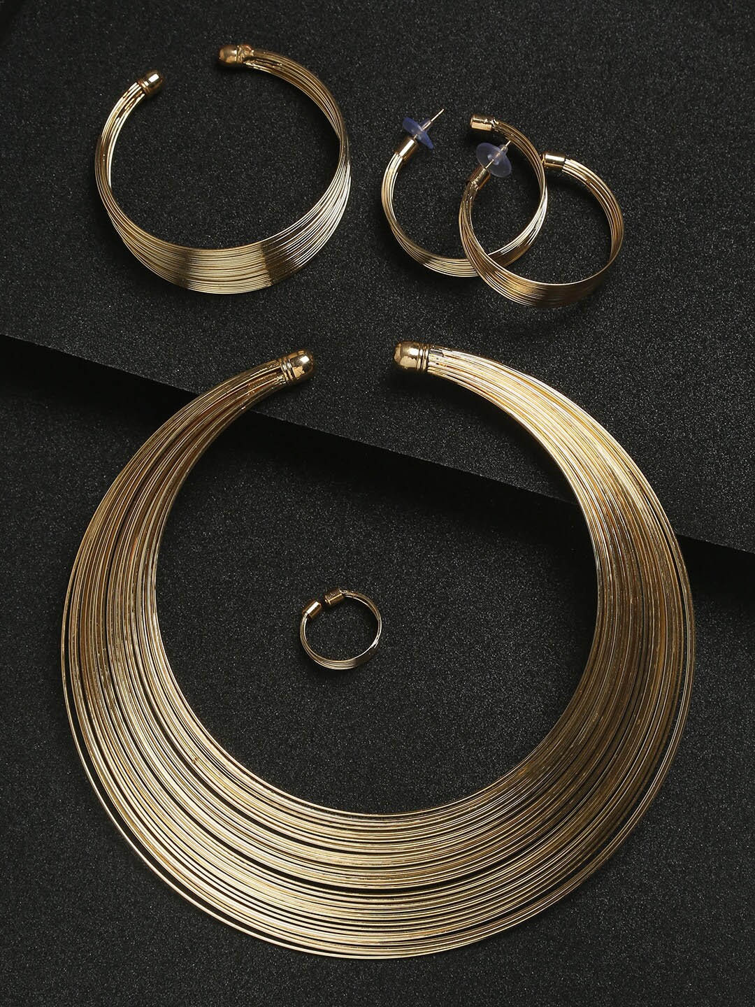 

YouBella Gold-Plated Jewellery Set