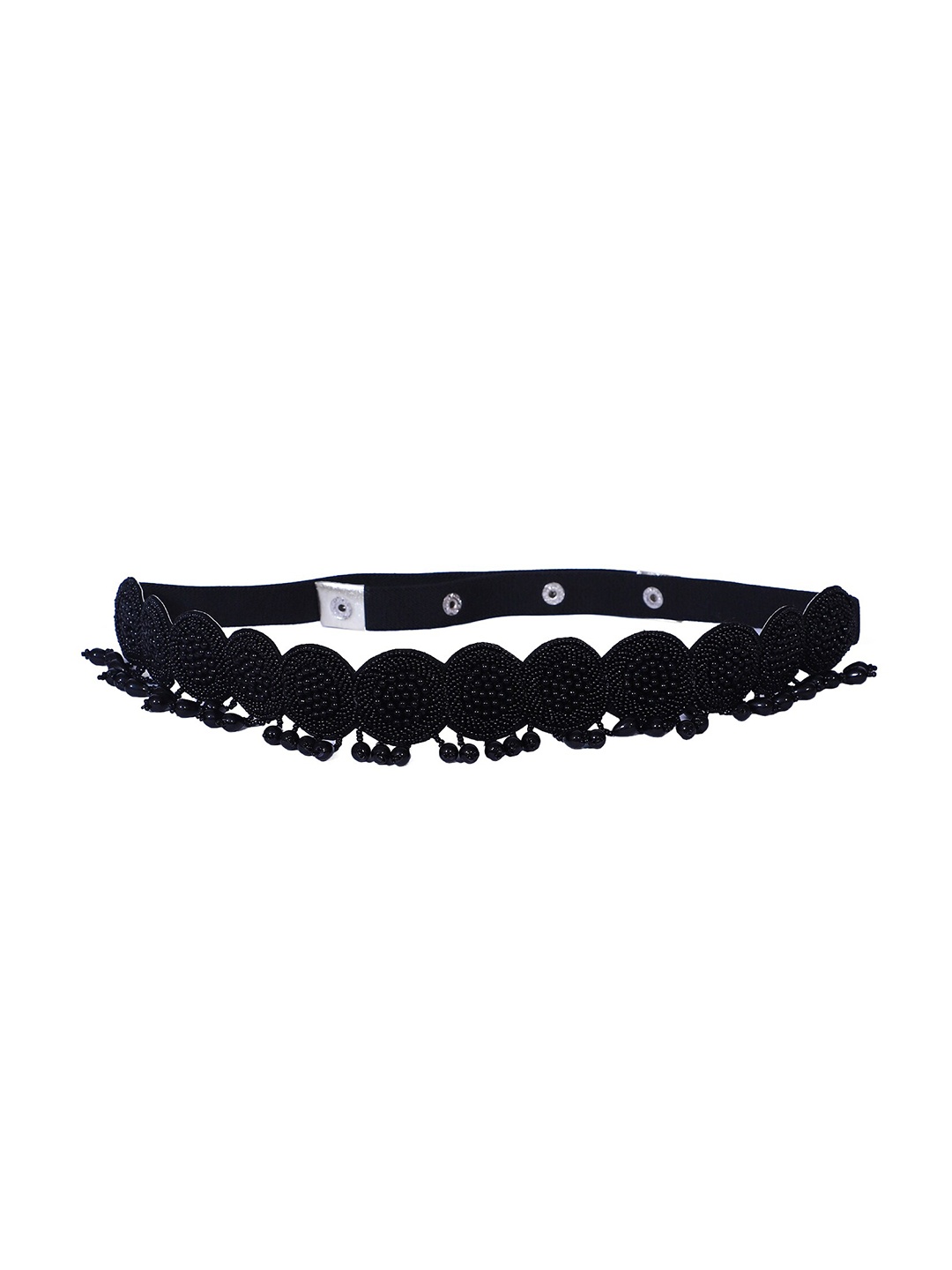 

FABBHUE Women Black Embellished Belt