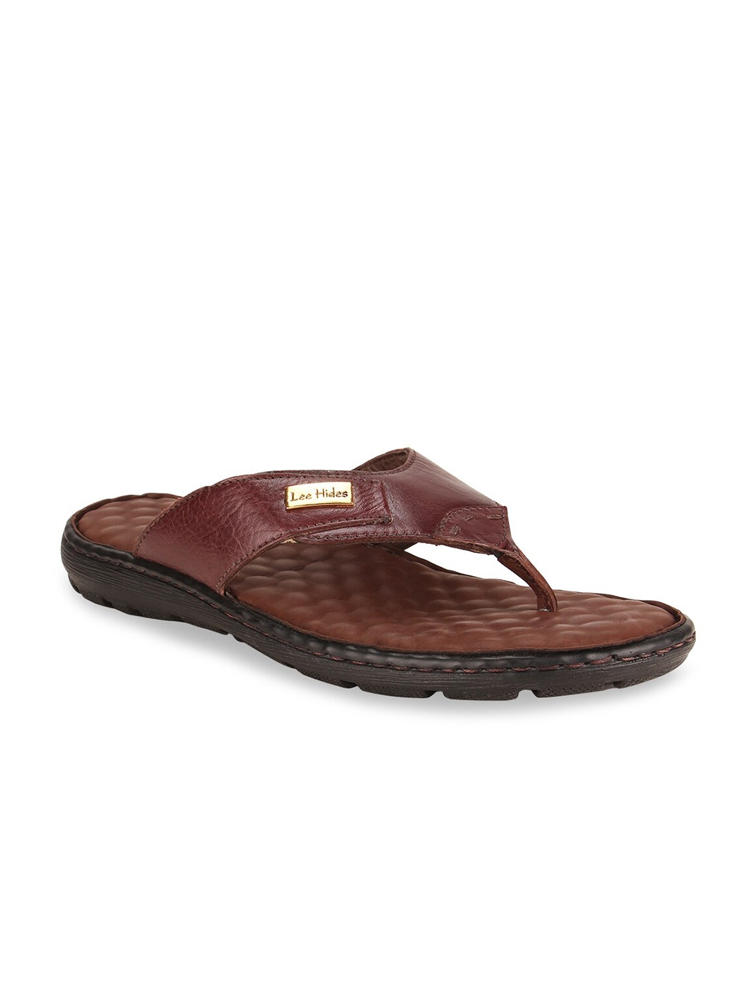 

Regal Men Maroon Solid Casual Comfort Sandals