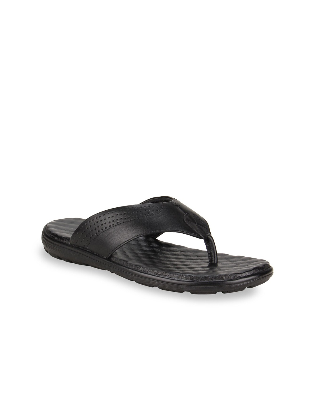 

Regal Men Black Leather Comfort Sandals
