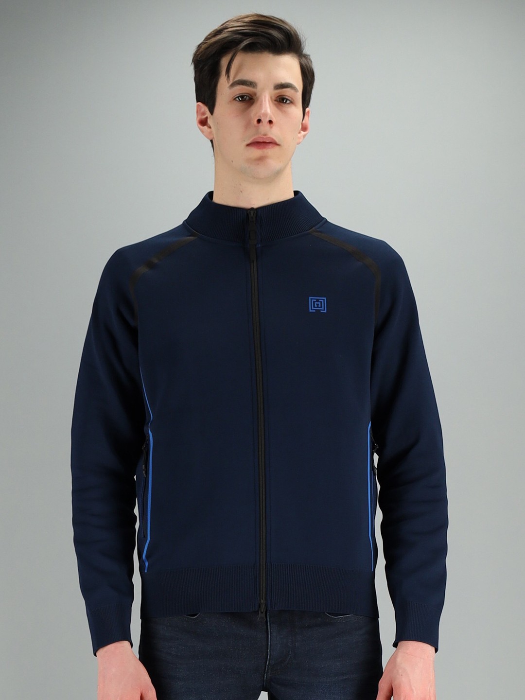 

FREESOUL Men Blue Sweatshirt
