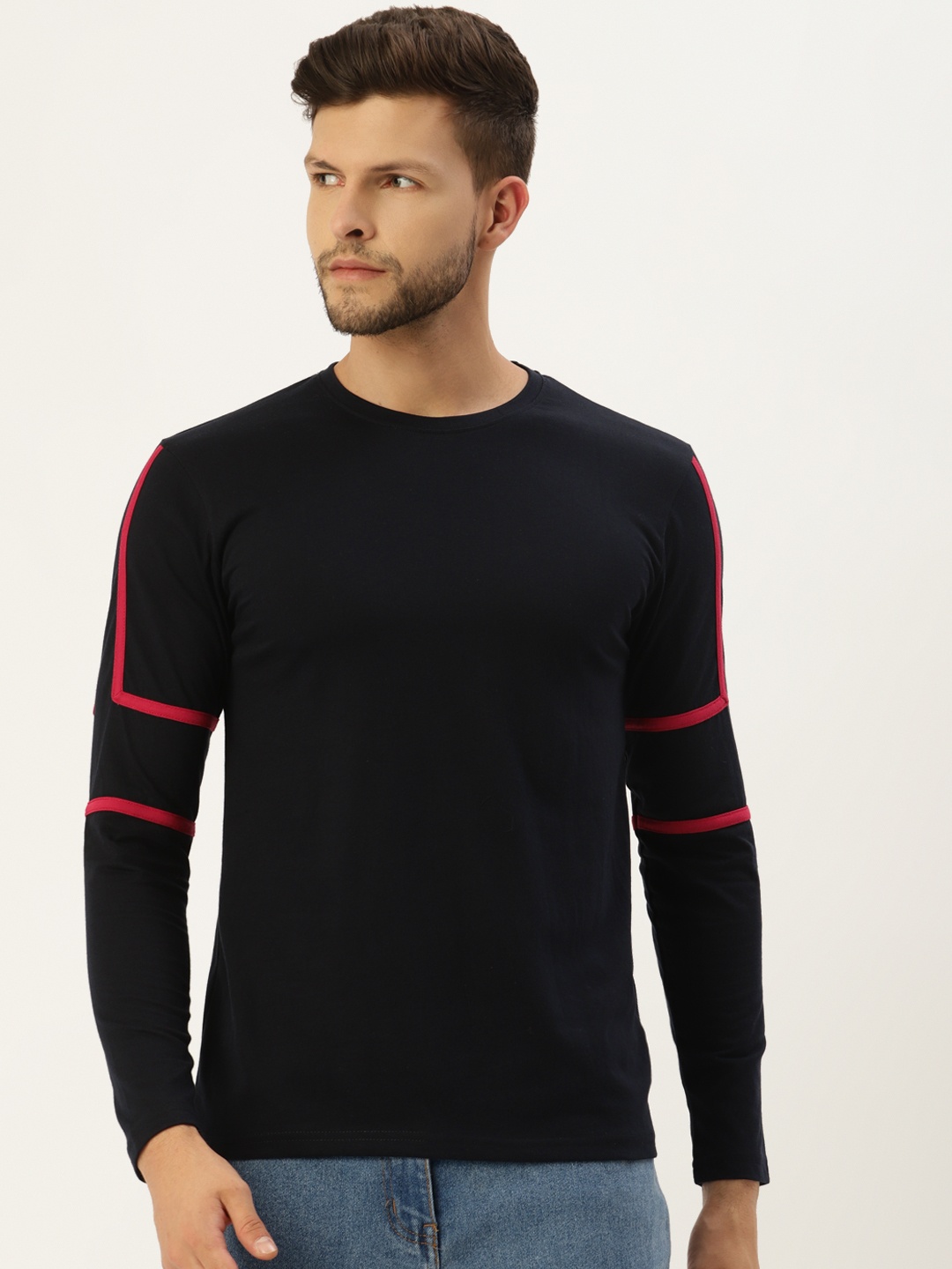 

GESPO Men Black T-shirt