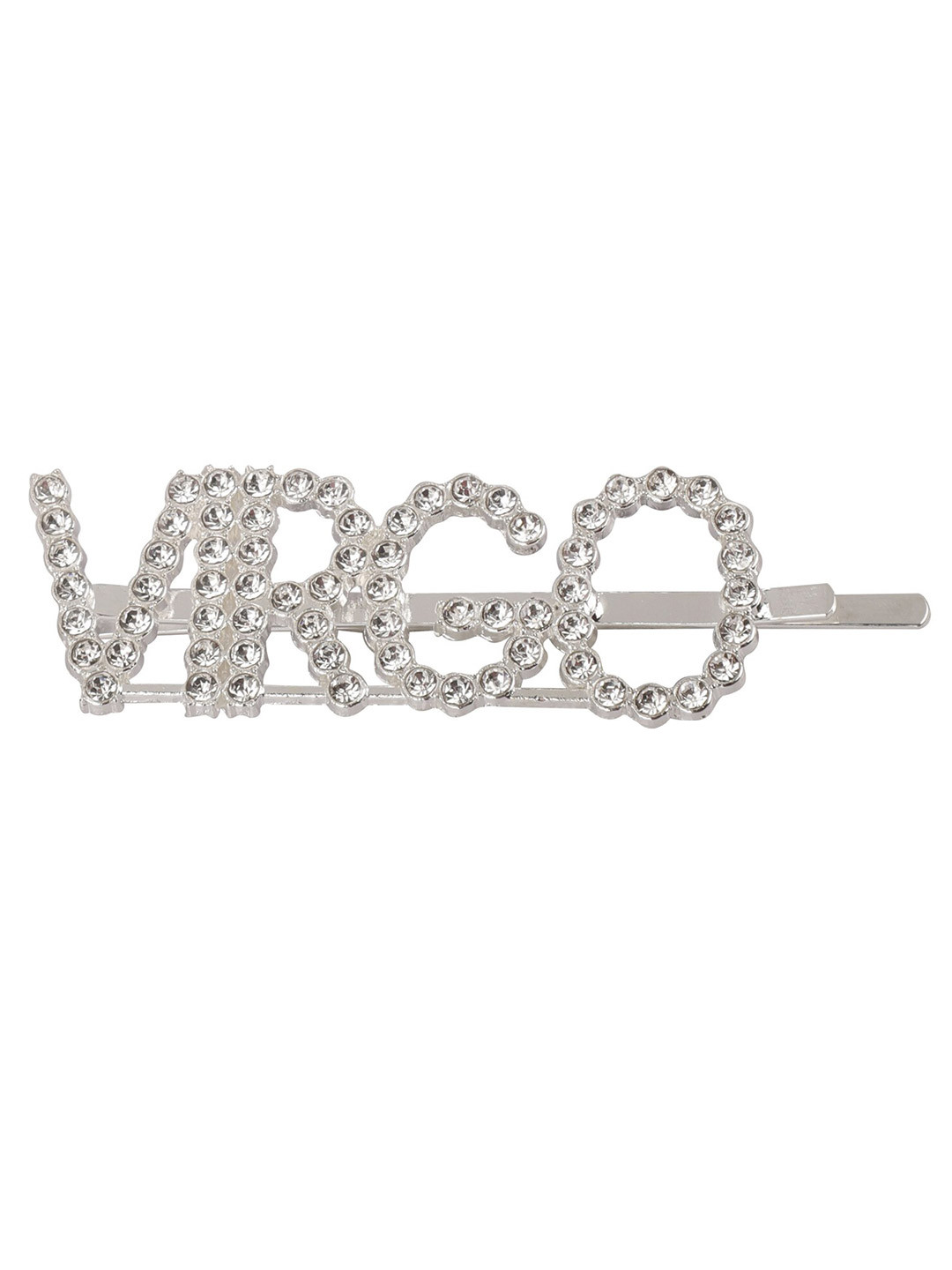 

Vembley Women Silver-Toned & White Embellished Bobby Pins