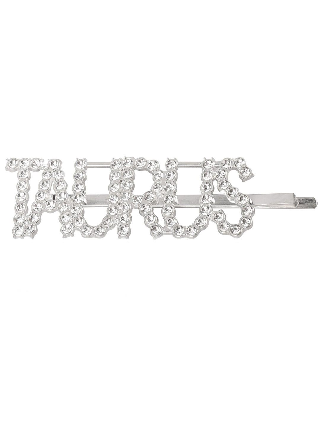 

Vembley Women Silver-Toned & White Embellished Taurus Bobby Pins