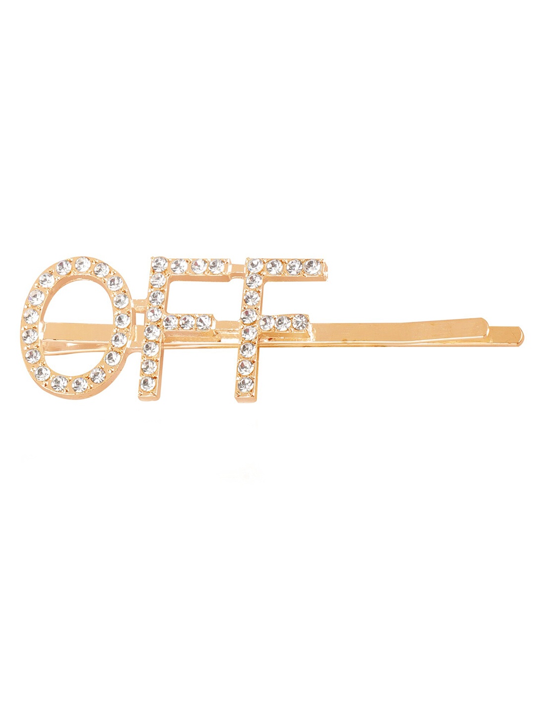 

Vembley Women Gold-Toned & White Embellished Bobby Pins