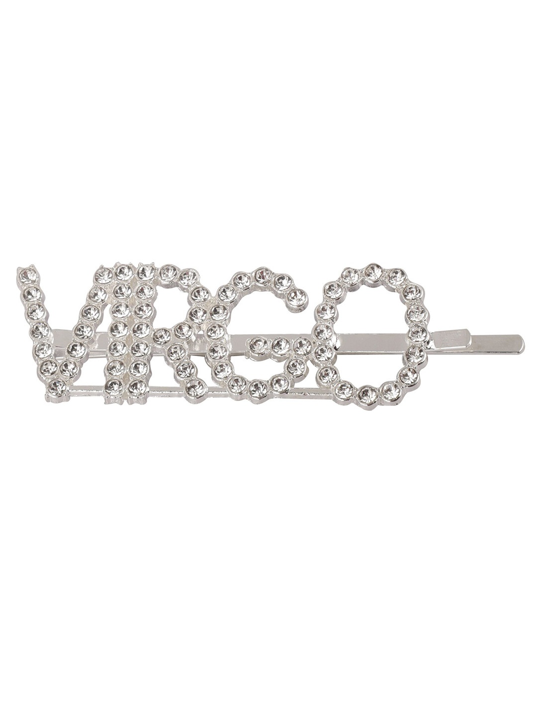 

Vembley Women Silver-Toned & White Embellished Bobby Pins