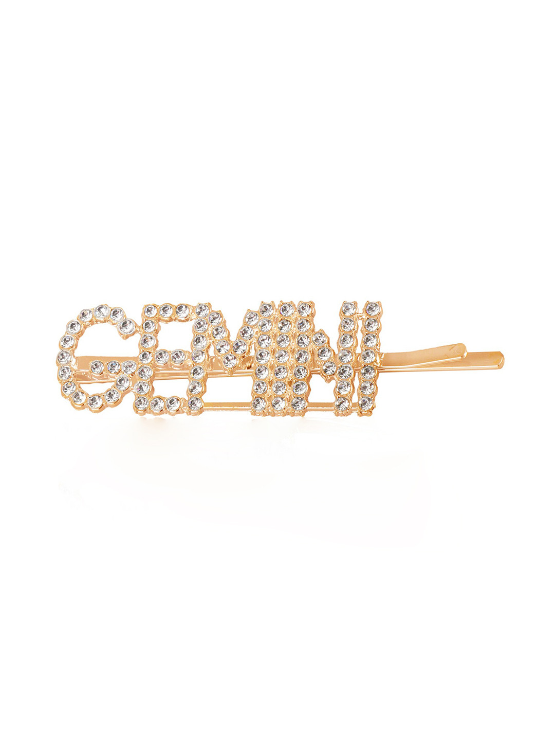

Vembley Women Gold-Toned & White Embellished Gemini Bobby Pins
