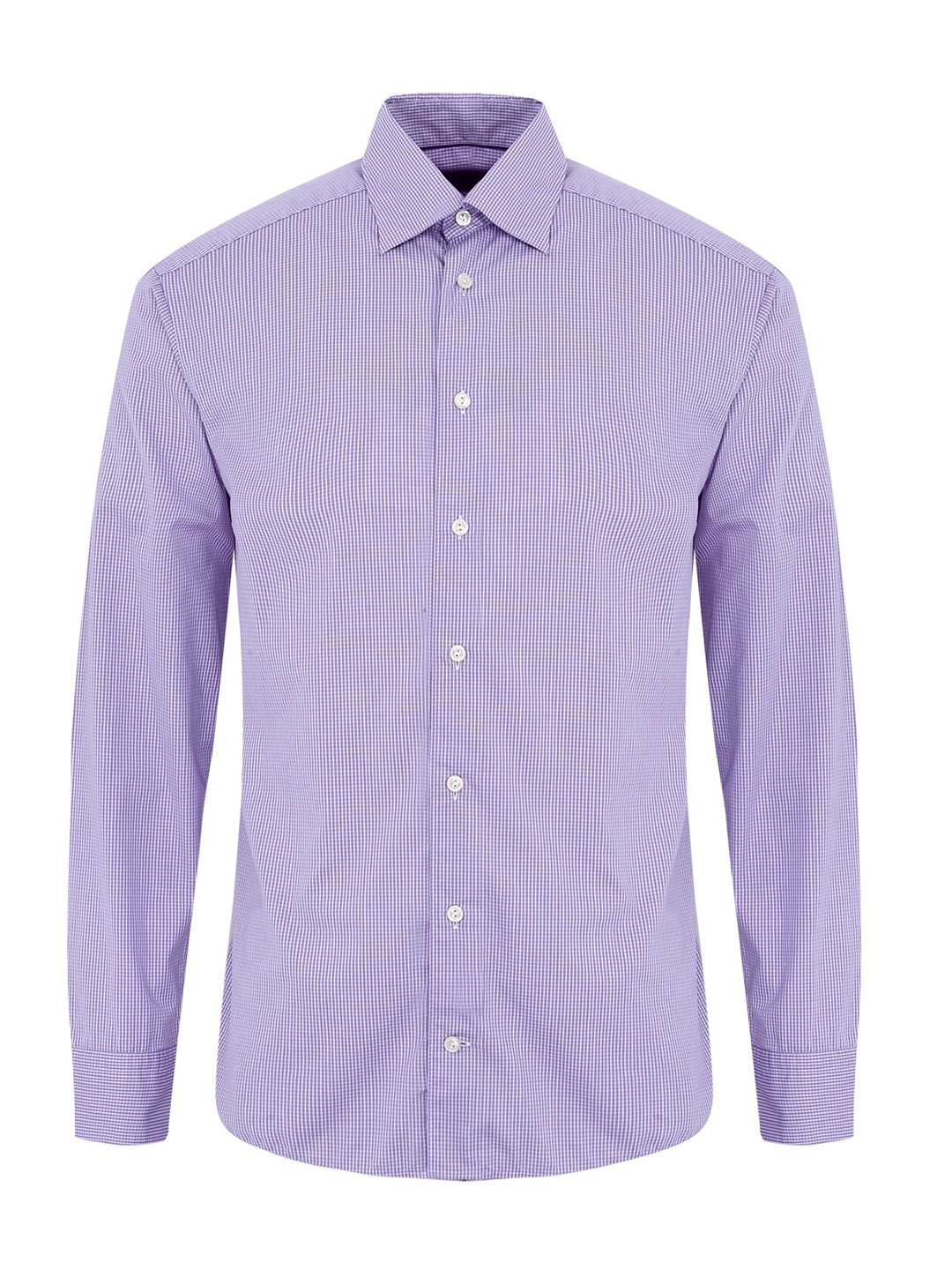 

Eton Men Purple Micro Checks Checked Casual Shirt
