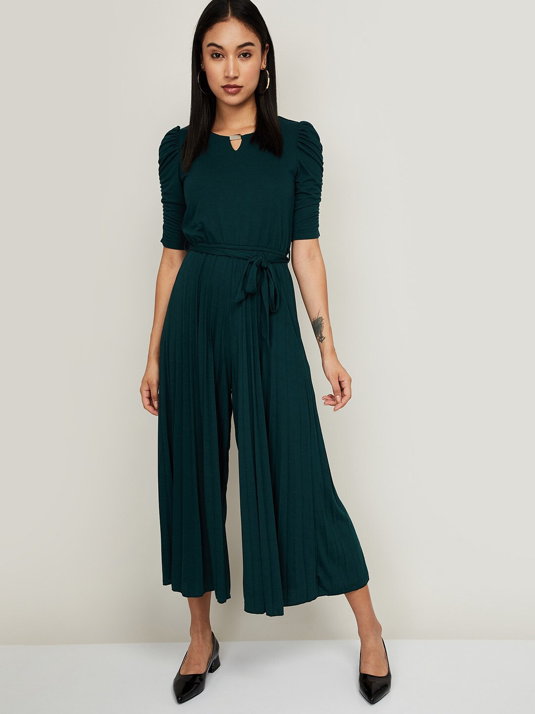 

CODE by Lifestyle Green Keyhole Neck Maxi Midi Dress