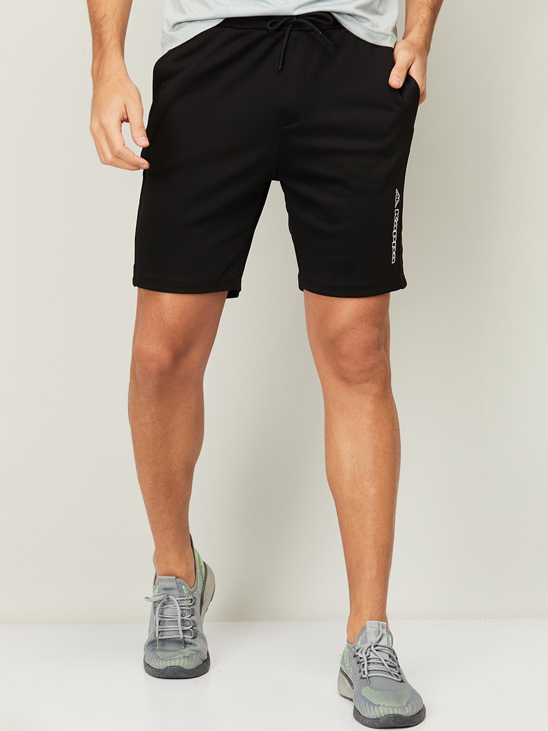 

Kappa Men Black Training or Gym Sports Shorts