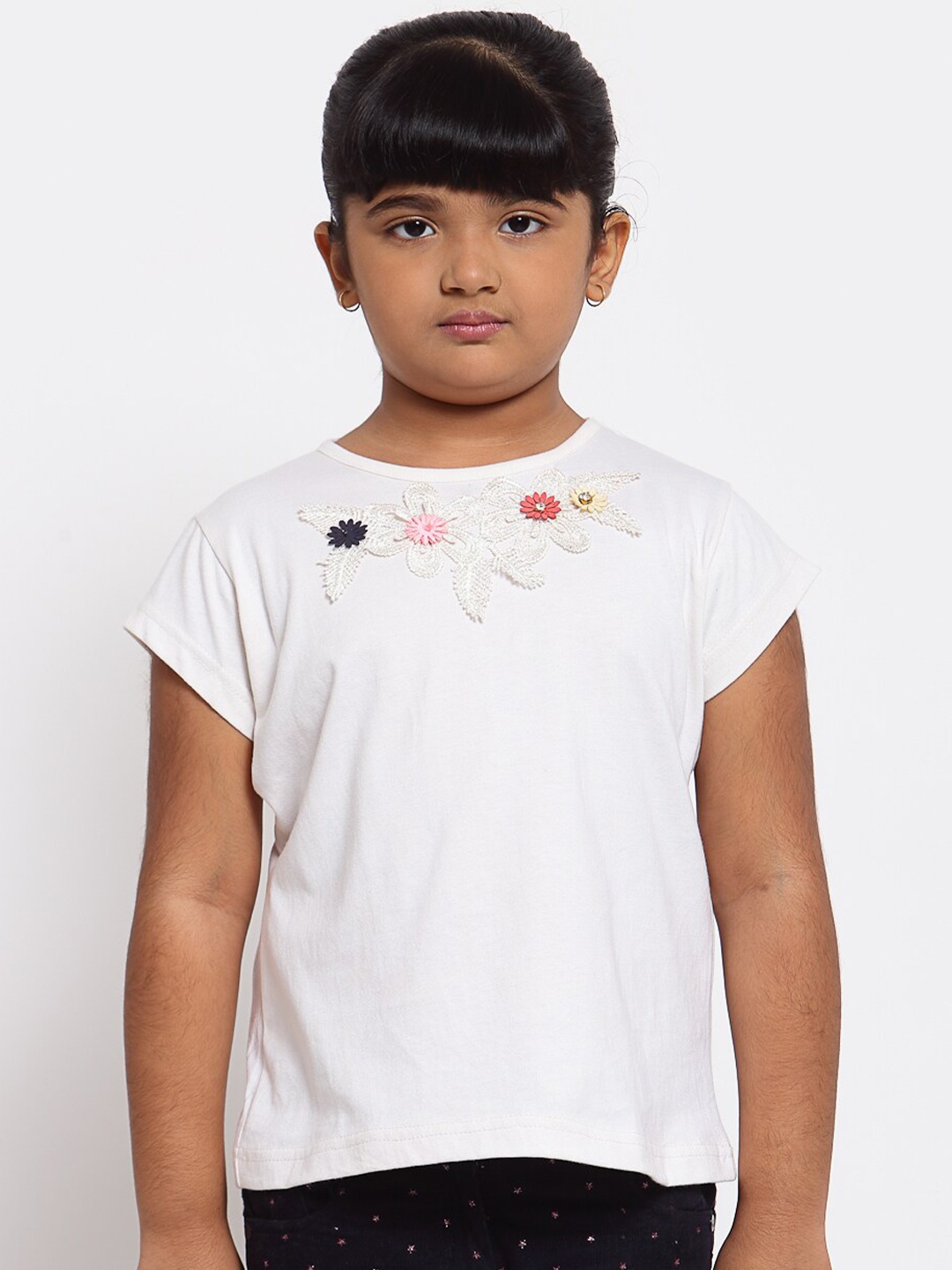 

NYNSH- PlusS Kids White Regular Top