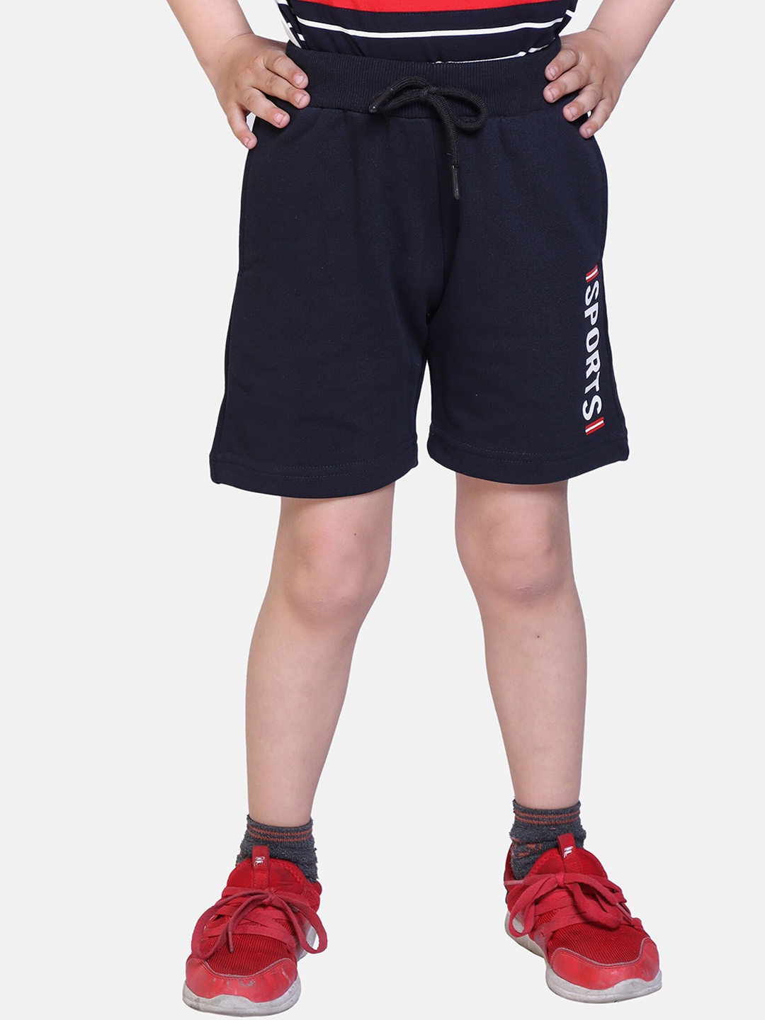 

KEPA Boys Navy Blue Running Shorts