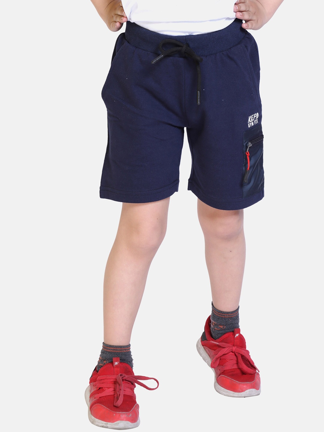 

KEPA Boys Navy Blue Running Shorts