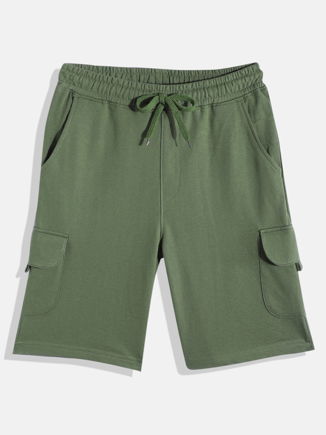 M&H Juniors Boys Regular Shorts, Olive