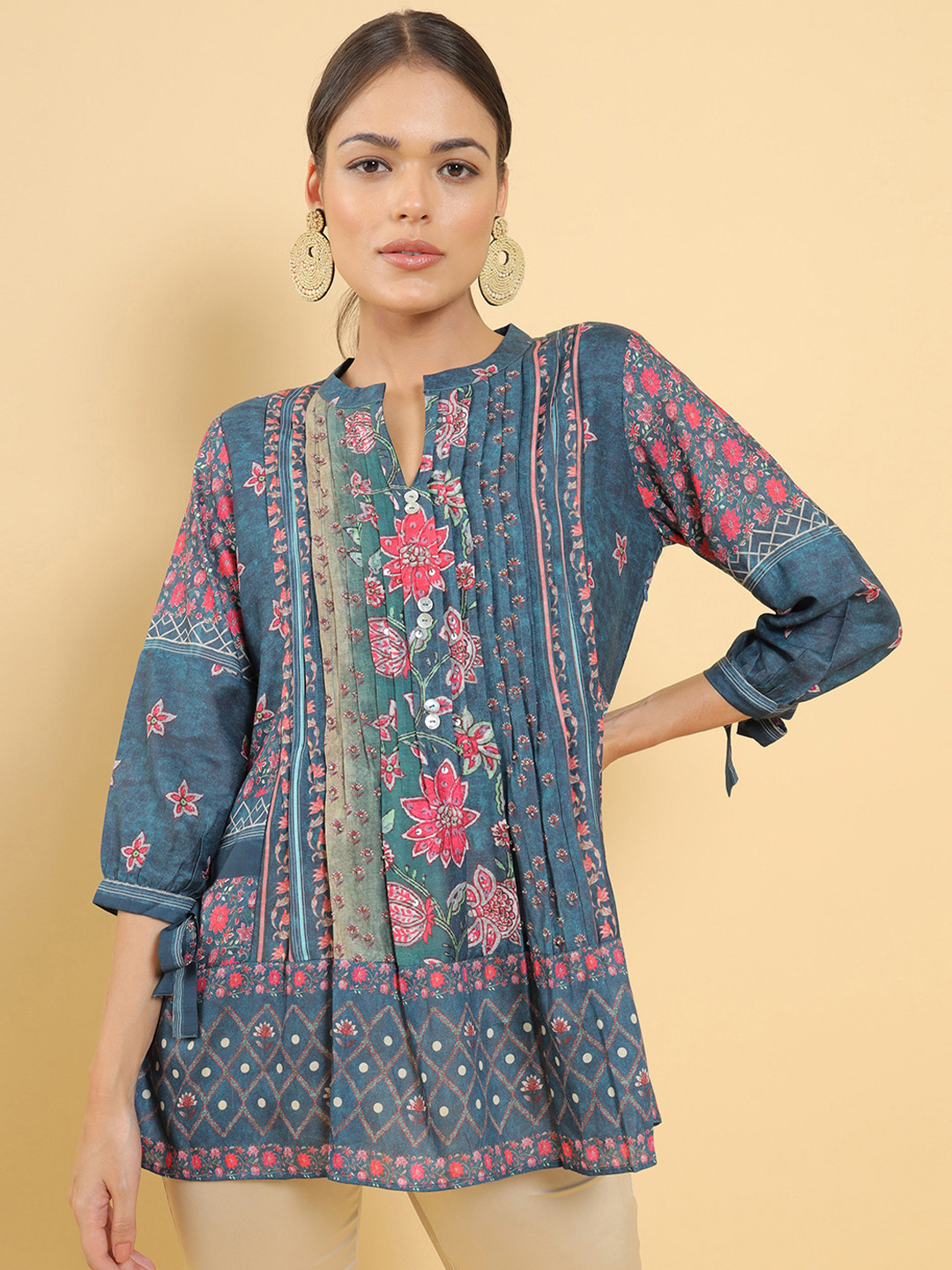 

Soch Blue Printed Tunic
