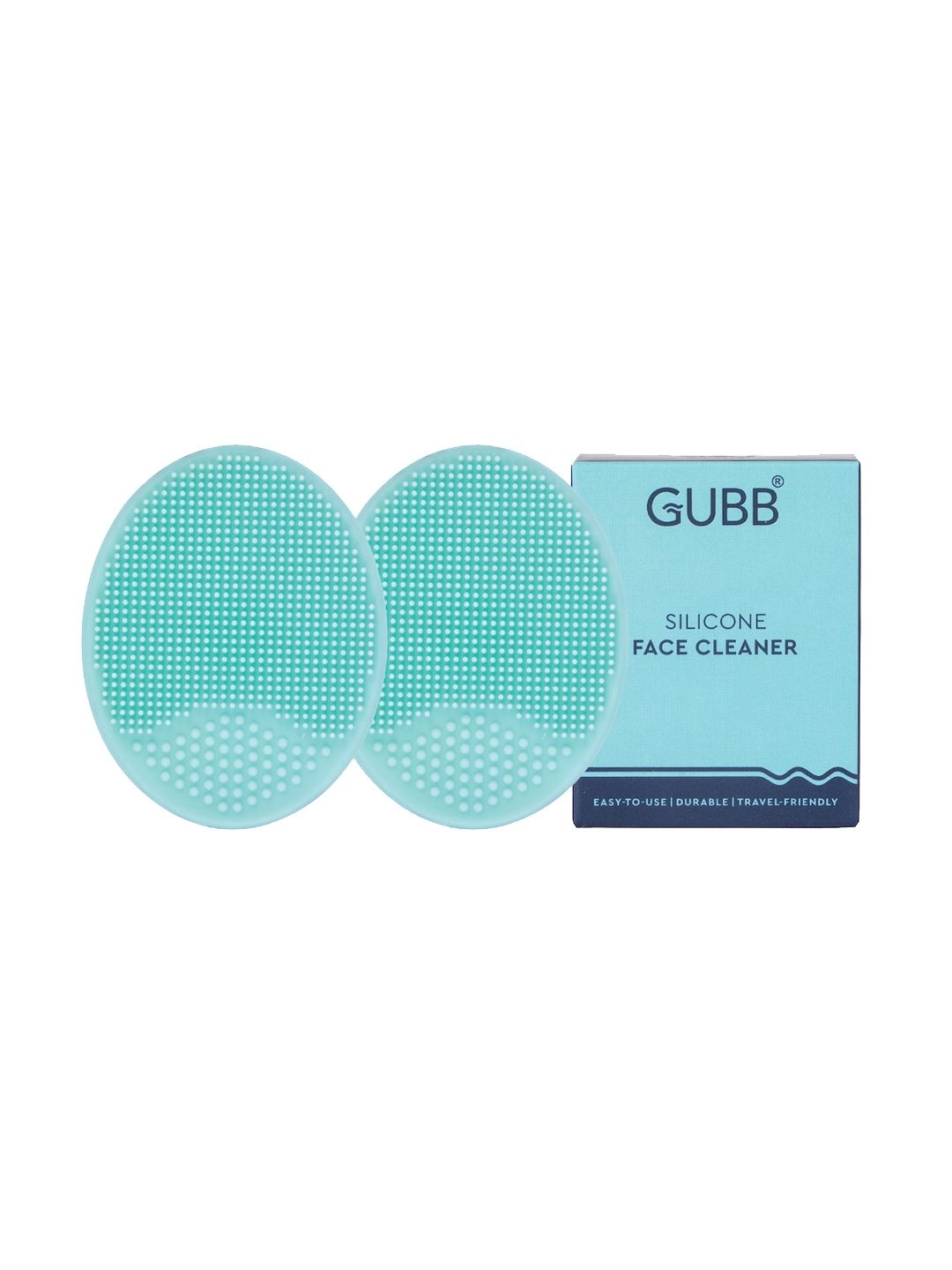 

GUBB Set of 2 Silicone Face Cleaner Scrubber - Blue