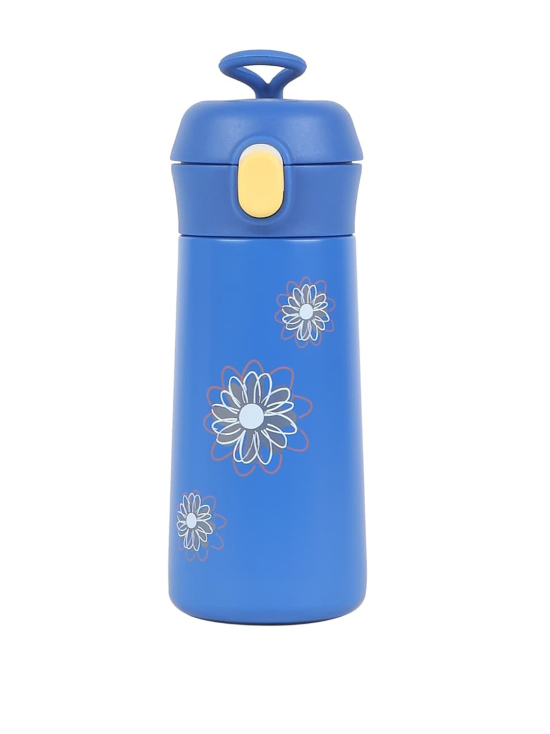 

iSWEVEN Blue & White Solid Double Wall Vacuum Insulated Stainless Steel Water Bottle