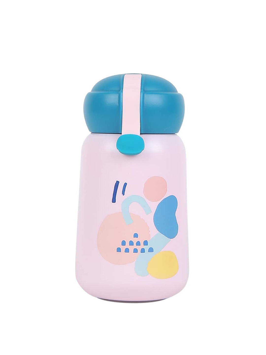 

iSWEVEN Pink & Blue Printed Stainless Steel Flask 350 ML