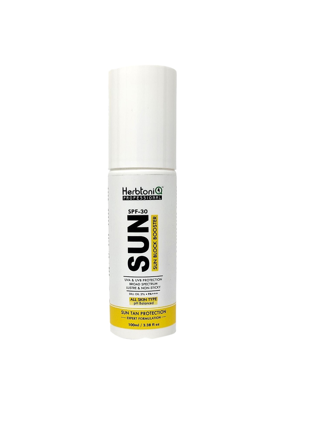 

Herbtoniq Sun Block Booster SPF 30 PA+++ Sunscreen - 100 ml, Off white