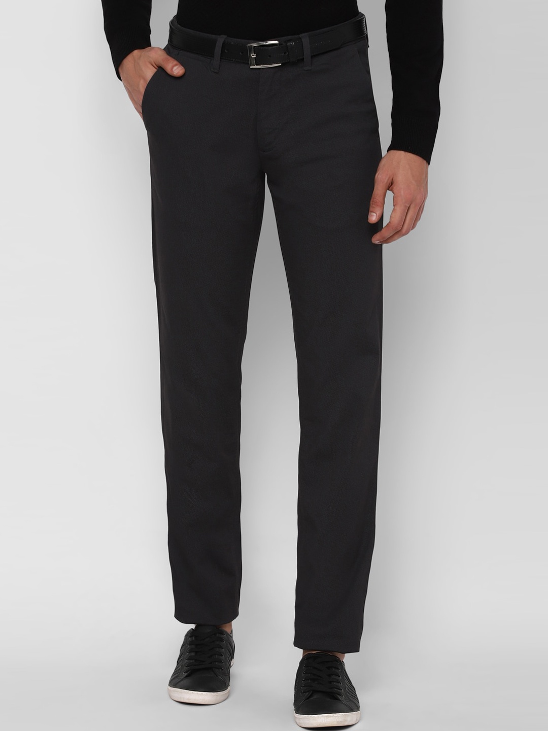 

Louis Philippe Sport Men Black Slim Fit Trousers